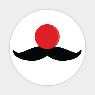 Clown nose mustache Magnet